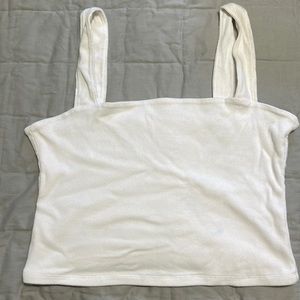 Abercrombie and fitch cropped square neck tank